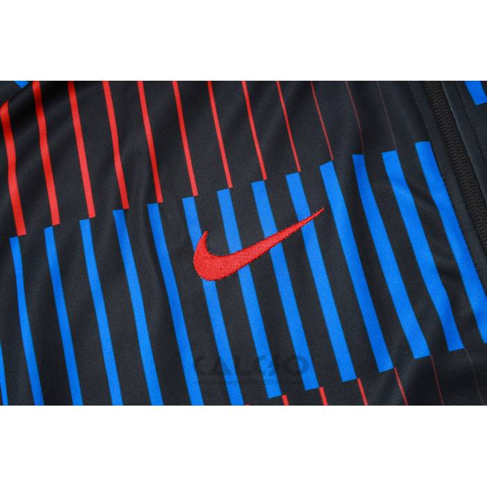 Tuta da Track di Giacca FC Barcellona 2024-2025 Rosso e Blu
